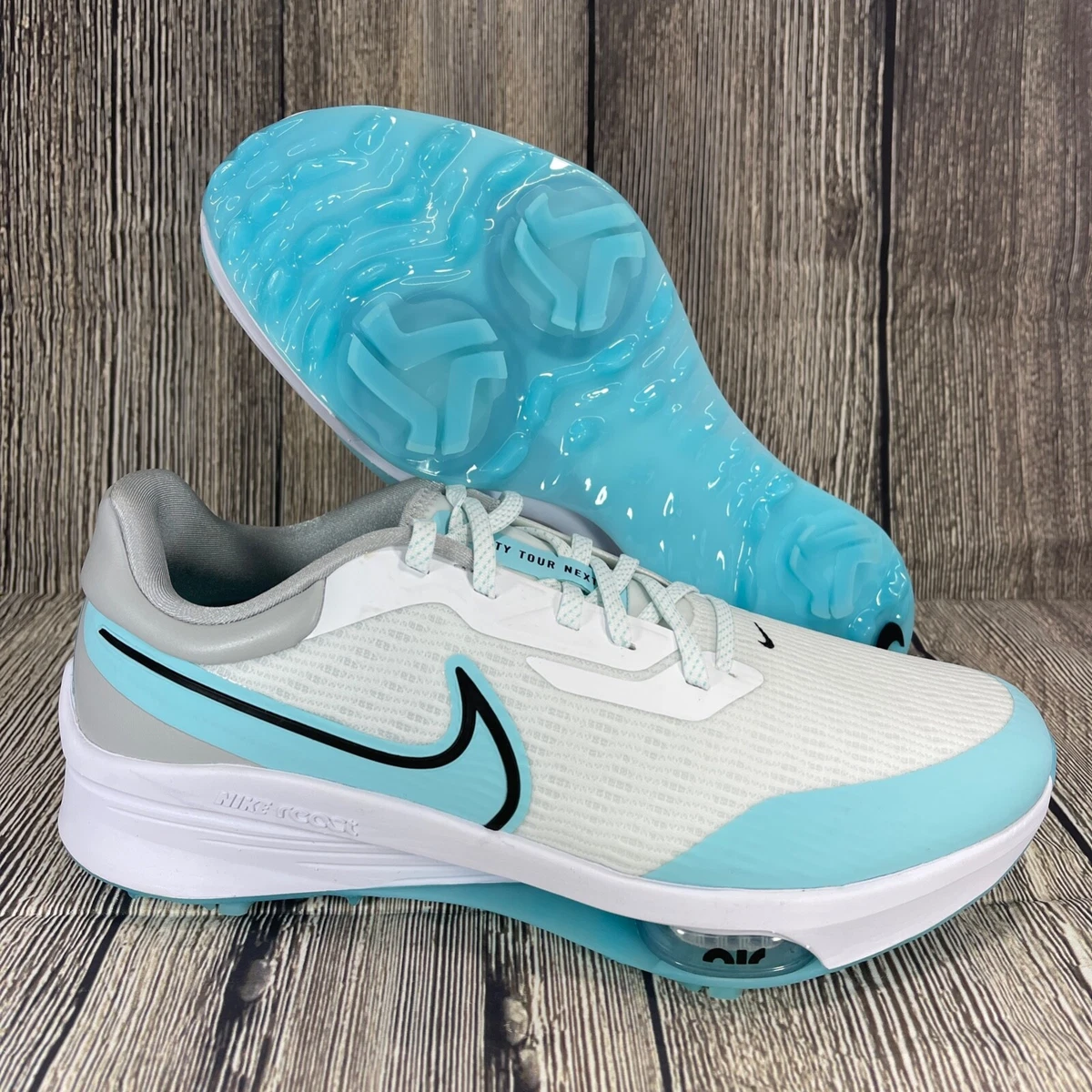 Nike Air Zoom Infinity Tour Next% Golf WIDE White/Blue/Grey/Black DM8446-114