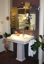 Lavabo Louxor Style Blanc Sarreguemines