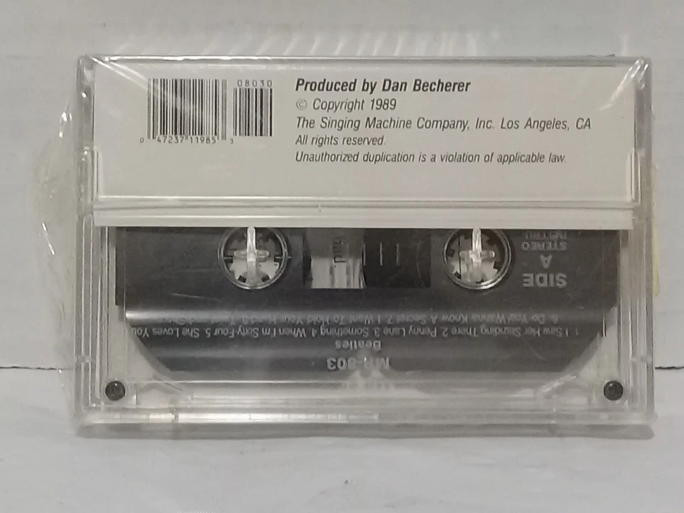 The Singing Machine Sing The Hits Of The Beatles Karaoke Cassette M803 1989 - Image 2 of 2
