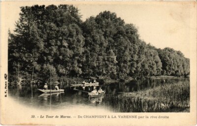 Old postcard Champigny La Rive droit France (1338303)