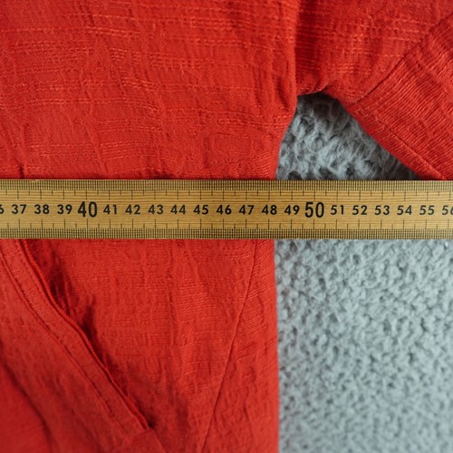 Verge Womens Jacket Small Red Bailey Lined Collared Work Career Corporate Knit - Picture 5 of 8