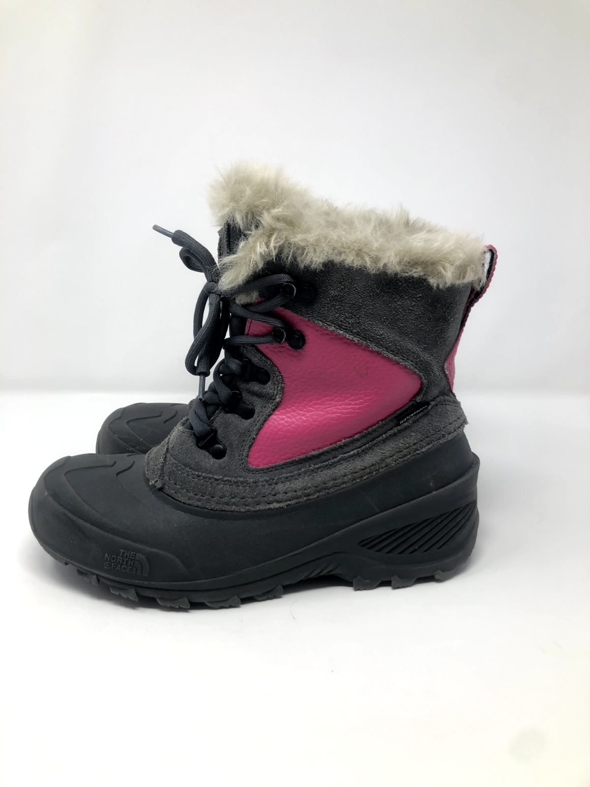 THE NORTH FACE GREY & PINK SNOW BOOTS Women's Siz… - image 2