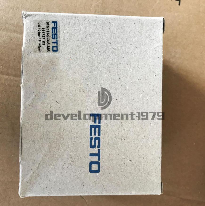 One Festo MN1H-2-3/8-MS Pipeline Valve 161727 New