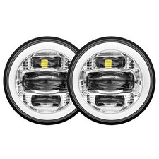 2024 New 4.5 Inch Led Passing Lights Fog Lamps Driving Light Drl White Halo ...