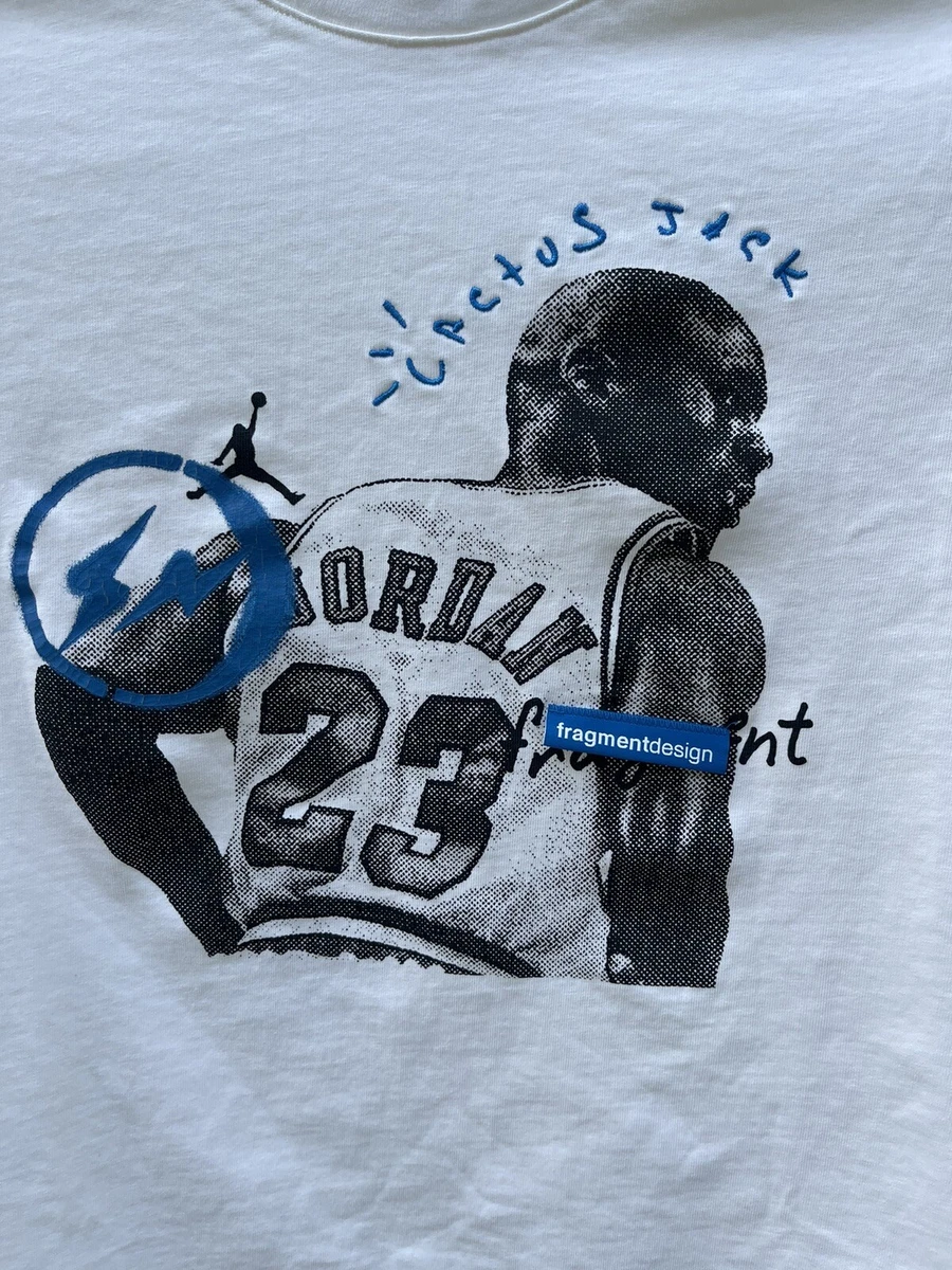 Travis Scott x Jordan × Fragment T-shirt for Sale in Forest Park