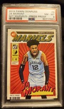 2019-20 Panini Donruss JA MORANT #9 Net Marvels PRESS PROOF PSA 8 (OC 10)🐻Grizz