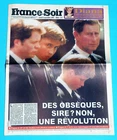 Journal FRANCE SOIR No. 16 513 September 8, 1997, Princess Diana.