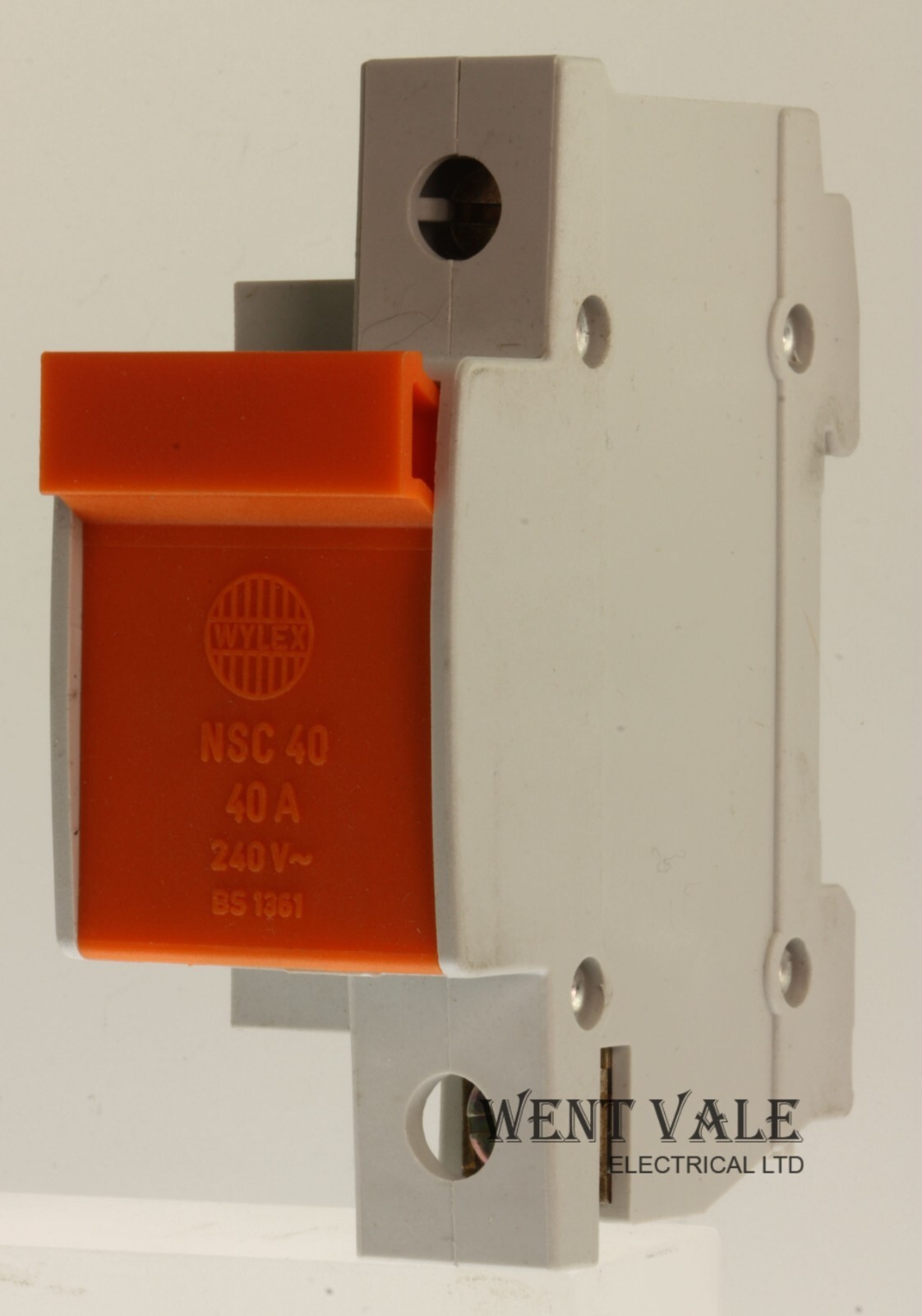 Wylex NS Range NSC Fuse - NSC40 - 40a BS 1361/88-1 Cartridge Fuse Holder
