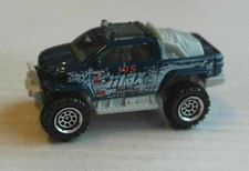 Matchbox Snow Thrasher dunkelblau/hellgrau Pickup Allrad 4x4 MBX Mattel Auto Car