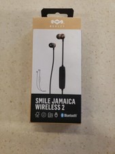 House Of Marley Smile Jamaica 2 Bluetooth Wireless Neck Band In-Earphones Black