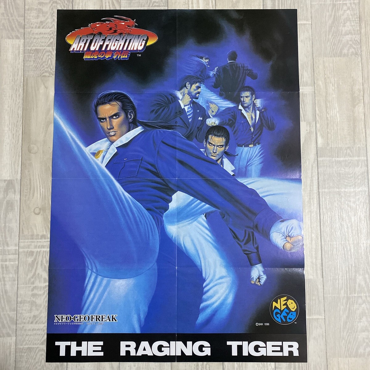 ART OF FIGHTING Dragon Tiger Fist Gaiden B2 Poster NEO GEO FREAK