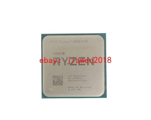 AMD Ryzen 7 5800X3D 8-core 16 thread 3.4 GHz socket AM4 CPU 100-10000651