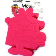 Monsieur Madame Moule silicone rose gâteau « Madame anniversaire »