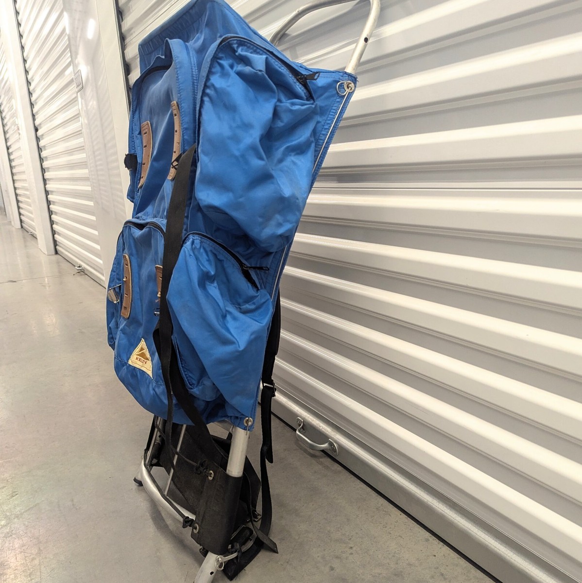 Vtg 70s KELTY X-Large External Frame Backpack Blue Hiking Mountain