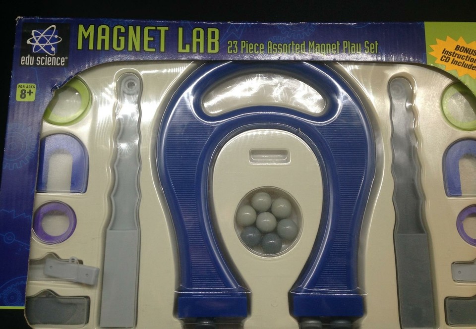Vintage Edu Science Magnet Lab 23-Pc Educational Set 1999 | eBay