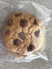 FISHER PRICE FOOD BAKING PAN 2 CHOCOLATE CHIP COOKIES ONLY   RARE NEW SEALED BAG