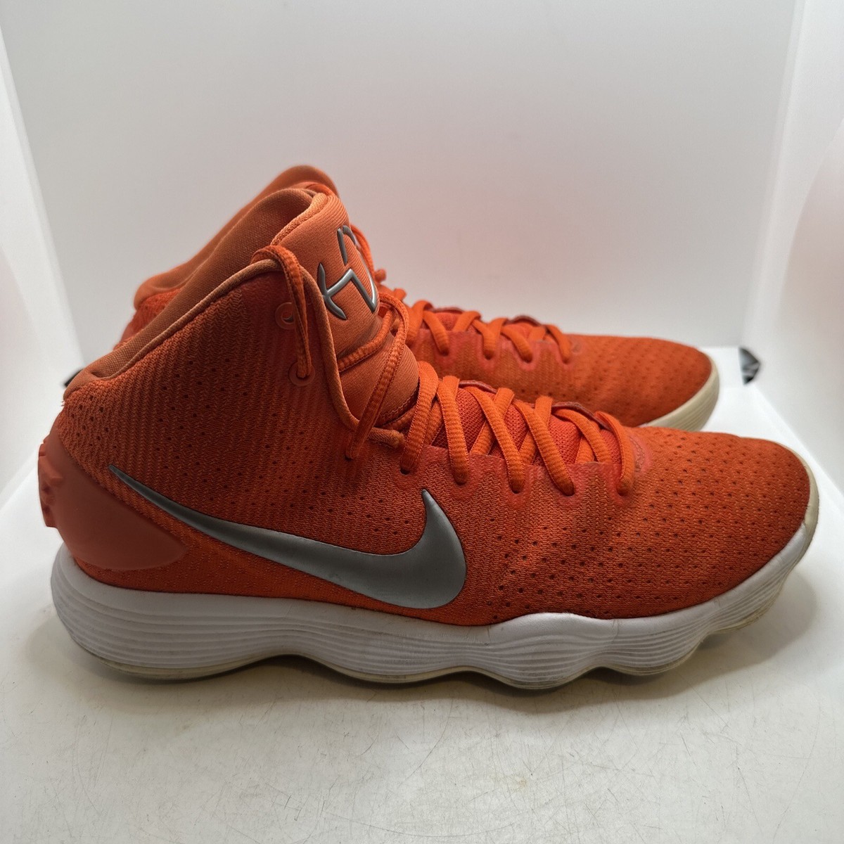Nike Hyperdunk Mens Orange Silver White Size 9 897808-800  display picture 3