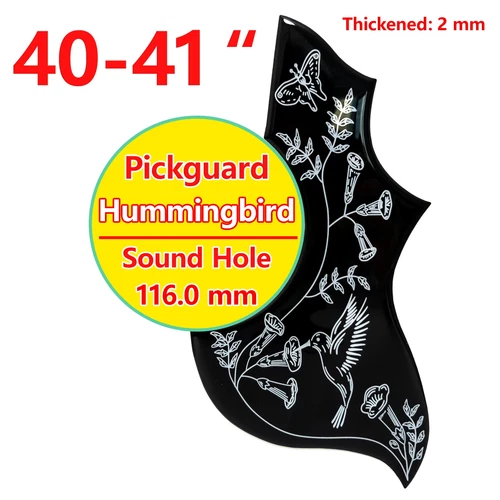 Acoustic Guitar Pickguard For Gibson Hummingbird Self-adhesive Scratch Plate