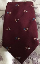 Designer Vtg Karl LAGERFELD Tie 57  X 3  Geometric Haute Couture 100 Silk Italy