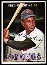 1967 Topps #64 Fred Valentine