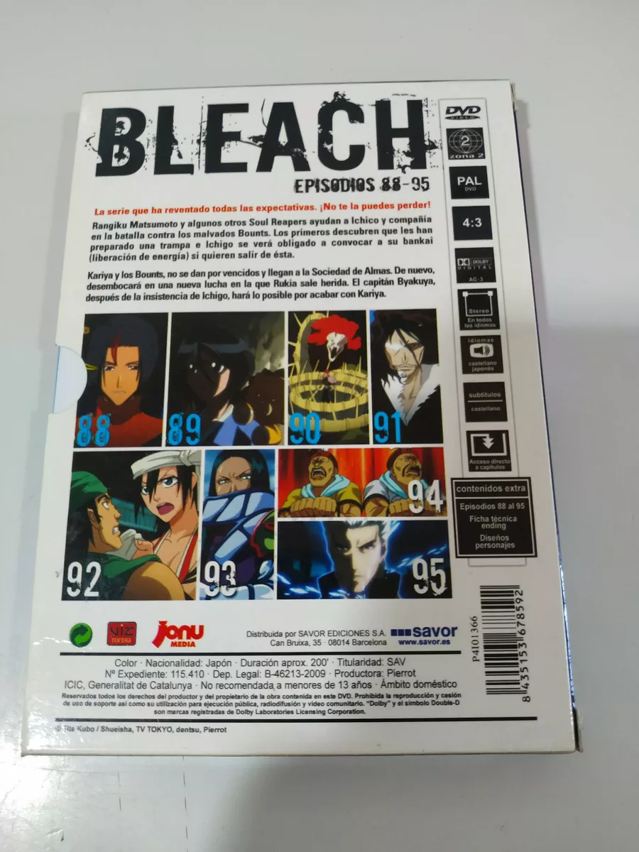 Bleach Vol 2 - Episodes 88-95 - 2 X DVD + Extras Jonu Media