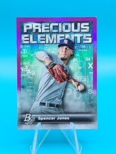 2023 Bowman Platinum SPENCER JONES Purple Precious Elements/250 YANKEES #PE-15