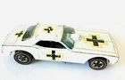 Hot Wheels Redline 1971 Snake II Enamel White Dragster Original Car Cross Decals