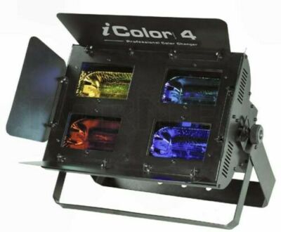 X DMX Lichtanlage mit 1 x iColor4 + 1 x JB-Systems Steuerung-Stromkabel u. Case