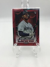 Topps Fire Kyle Lewis Rookie Red Parallel/Base Card