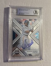 2018 Elite Extra Edition Wander Franco Auto Autograph Beckett BGS Signed On Card