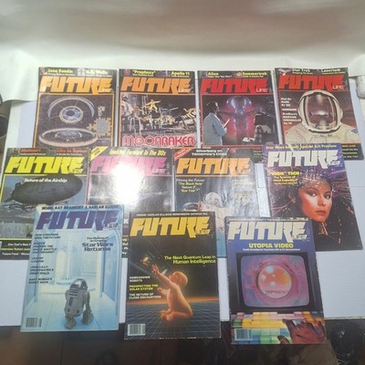 Lot of 11 FUTURE LIFE MAGAZINE Issues 1979-1980 Star Wars