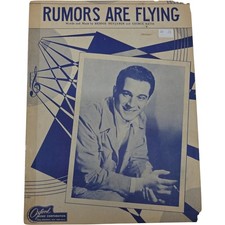 Rumors Are Flying Words & Music by Bennie Benjamin & George Weiss Sheet Music