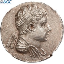 [#1021130] Baktrian Kingdom, Demetrios II., Tetradrachme, ca. 175-170 v. Chr., Silber, 