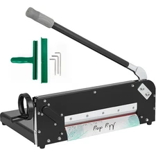 Uimoso 12" Paper Cutter Heavy Duty Guillotine Stack Paper Trimmer Metal Base A4