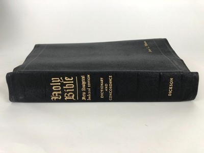 Dickson New Analytical Bible KJV 1973 cowhide leather **condition see photos**