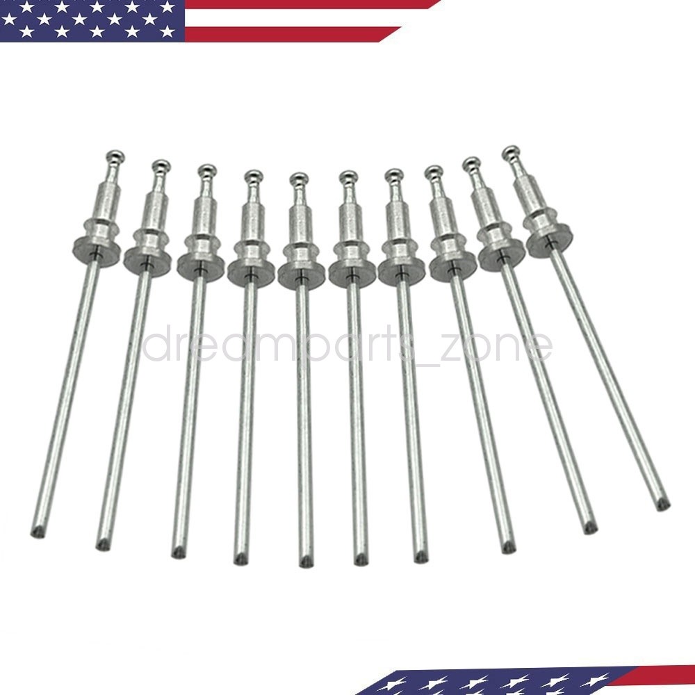 For GM Chevy Buick Window Trim Clip Molding Spot Weld Pin Stud Rivet 10Pcs