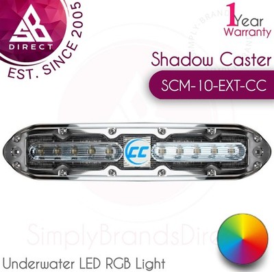 Shadow Caster SCM-10-EXT-CC Underwater LED Light 42W 3750 Lumens 10 RGBW LEDs