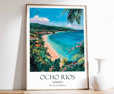 5_Ocho Rios Print, Ocho Rios Reiseposter, Jamaika Reiseposter, Karibik Pri