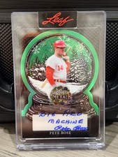 2025 Leaf Metal Holidays Pete Rose “Big Red Machine” Auto 2/4 #SG-PR1