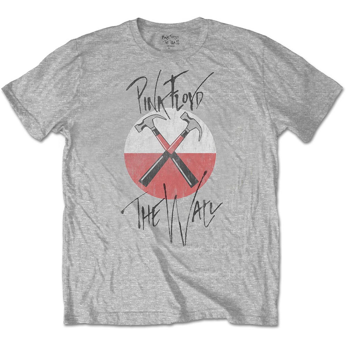 Pink Floyd The Wall Faded Hammers Roger Waters Official Tee T