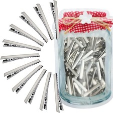 Hair Clips for Hair Bows, 150Pcs Alligator Metal Clip 4.5cm/1.77" , Gator Haird