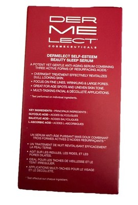 Skincare Dermelect Cosmeceuticals Self-Esteem Beauty Sleep Serum  1oz NEW IN BOX