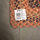 4 New Park B Smith Woven 15” Square Placemats Rust, Yellow, Green & Black w/tags — photo 3