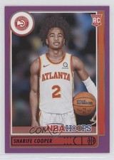 2021-22 Panini NBA Hoops Rookies Purple Sharife Cooper #249 Rookie RC 0b3