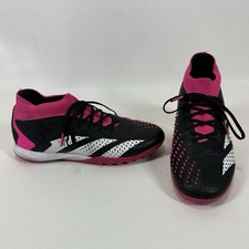 Adidas Predator Accuracy.1 TF Turf Cleats Black Pink White GW4633 Men s Size 6.5
