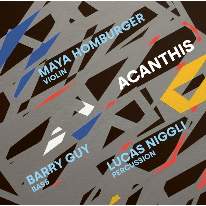 MCD2201 Maya Homburger, Barry Guy and Lucas Niggli Acanthis CD MCD2201 NEW