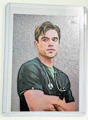 Dr. Frank Langdon Platinum Plated Artist Signed  The Pitt  Trading Card 1/1