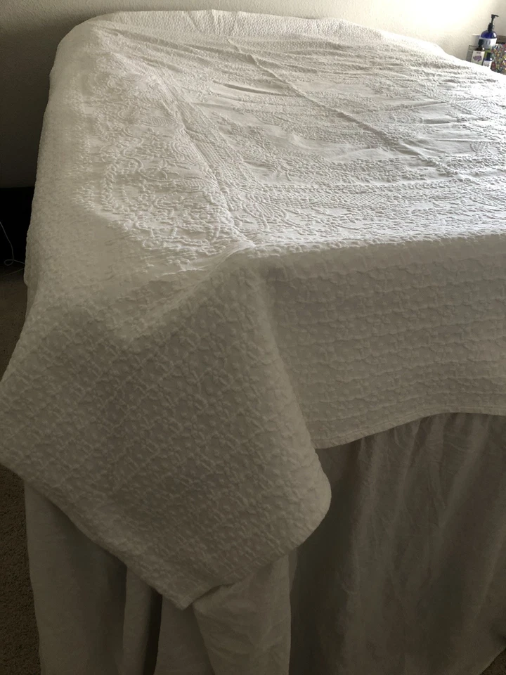 Edredom April Cornell 100% algodão branco solteiro/completo - Imagem 4 de 4