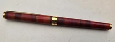 Rare S.T DUPONT Fountain pen Laque De Chine 18k gold nib Red Annelee