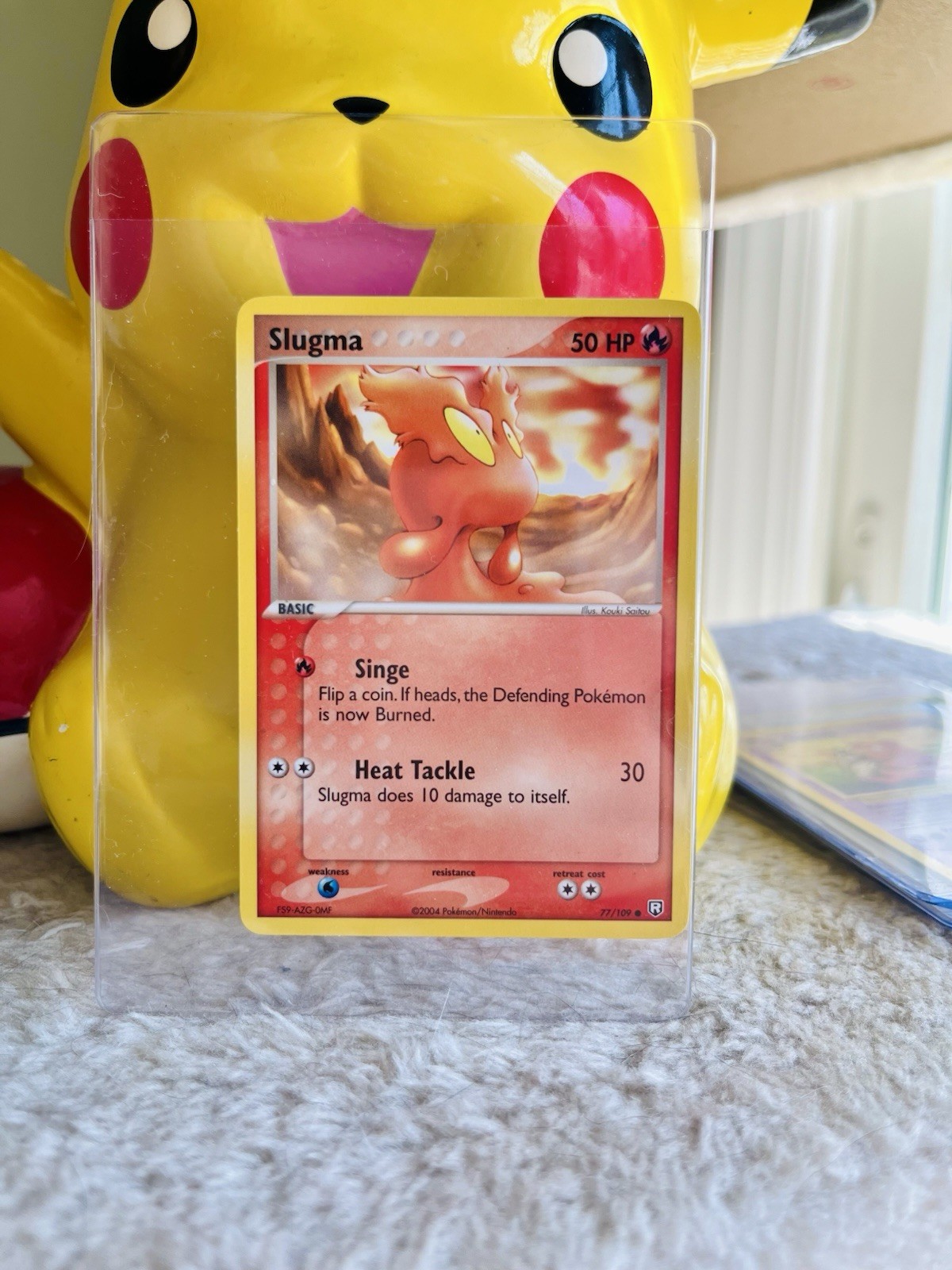 Slugma | 77/109 | Team Rocket Returns 2004 | Good condition | Regular | Pokemon